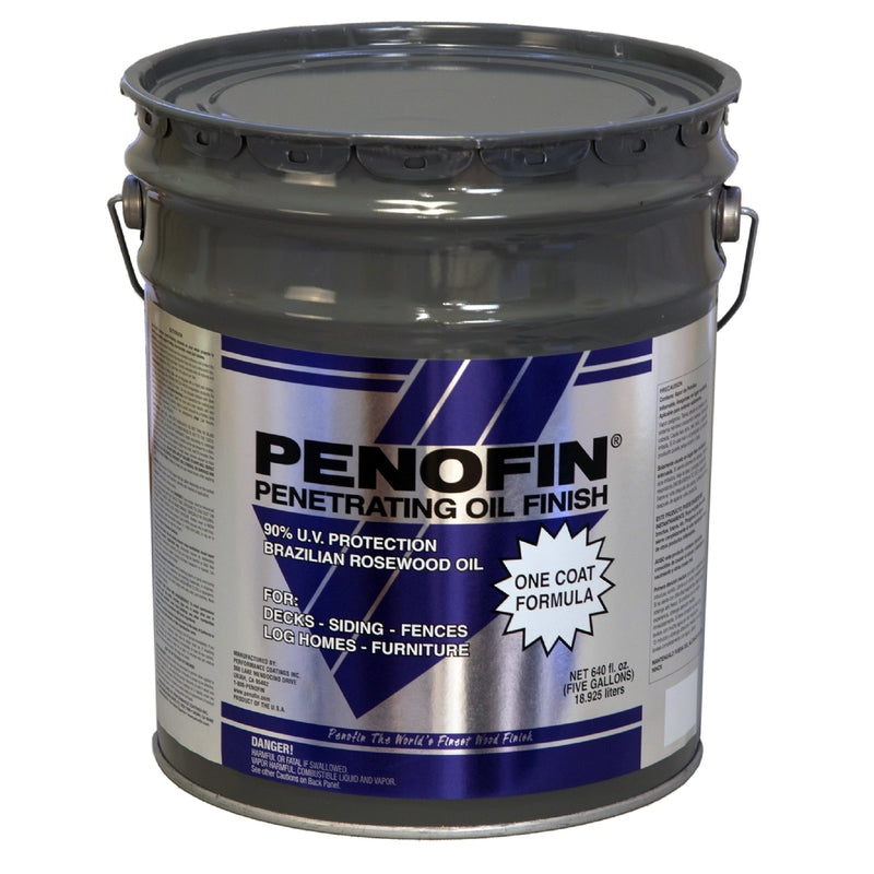 PENOFIN - Penofin Semi-Transparent Chestnut Oil-Based Penetrating Wood Stain 5 gal