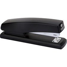 Business Source Full-Strip Desktop Stapler - 20 Sheets Capacity - 210 Staple Capacity - Full Strip - 1 Each - Black