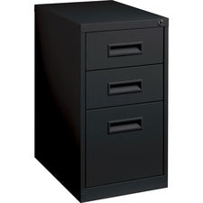 Lorell 22" Box/Box/File Mobile File Cabinet with Recessed Pull
