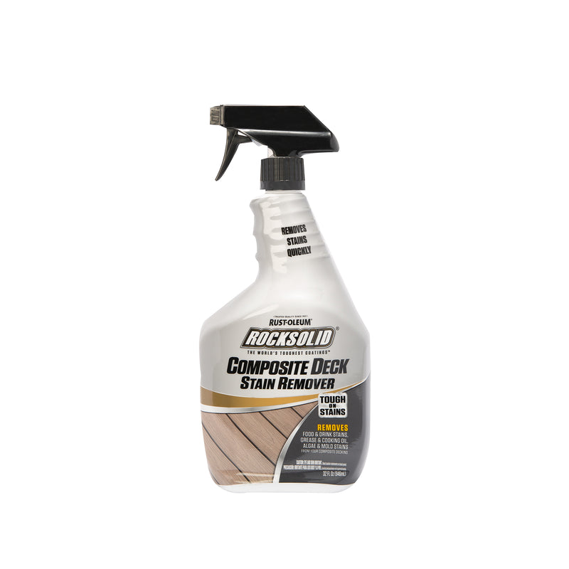 ROCKSOLID - Rust-Oleum RockSolid Composite Deck Spot Remover 32 oz - Case of 6