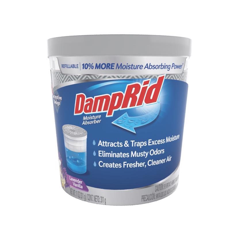 DAMPRID - DampRid Moisture Absorber Lavender Vanilla Scent 11 oz - Case of 4