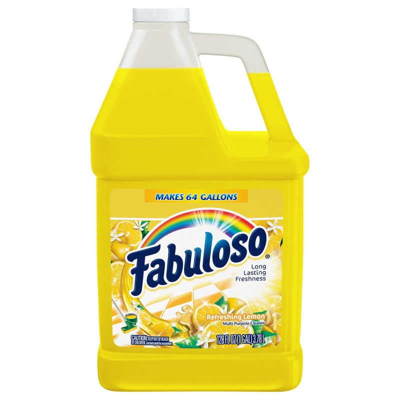 FABULOSO - Fabuloso Lemon Scent All Purpose Cleaner Liquid 128 oz - Case of 4