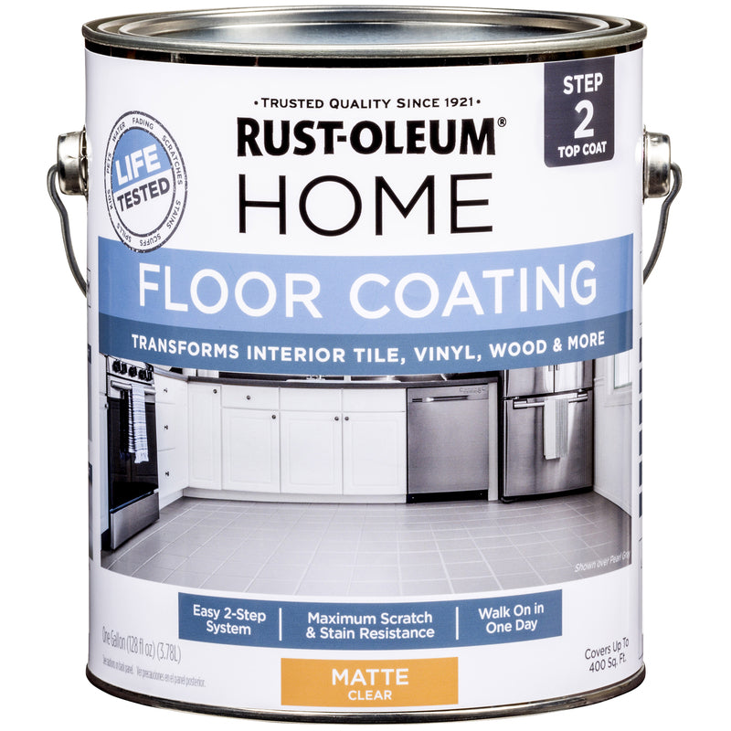 RUST-OLEUM - Rust-Oleum Home Clear Coat Matte Floor Coating Step2 1 gal - Case of 2