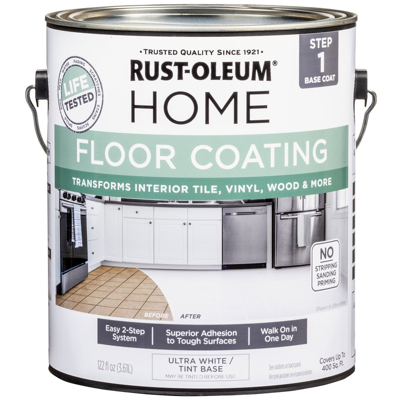 RUST-OLEUM - Rust-Oleum Home Ultra White Floor Paint 1 gal - Case of 2