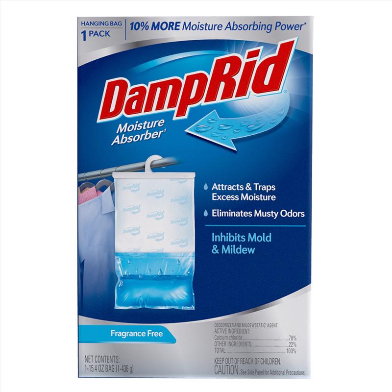 DAMPRID - DampRid Hanging Moisture Absorber No Scent 15.4 oz - Case of 6