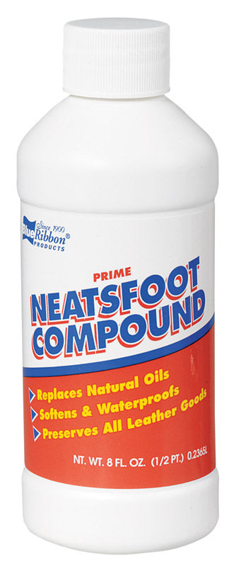 NEATSFOOT - Blue Ribbon Neatsfoot Oil 8 oz Liquid - Case of 6