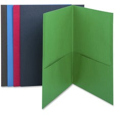 Business Source Letter Recycled Pocket Folder [FOLDER;2-POCKET;LETTER;AST-BX]
