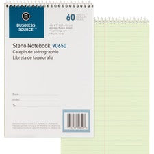 Business Source Steno Notebook [BOOK;STENO;GREGG;60SH;GRN-EA]