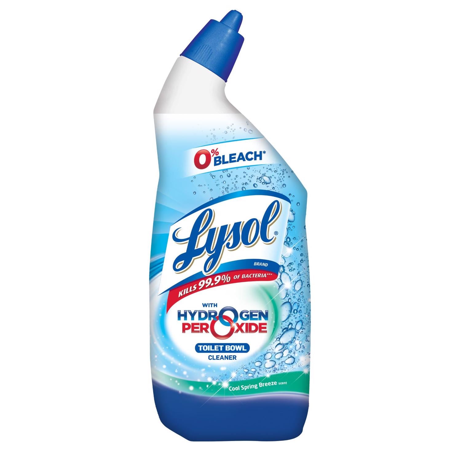 Lysol Ocean Fresh Scent Toilet Bowl Cleaner 24 oz Liquid - Case of 9