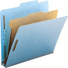 Smead 2/5 Tab Cut Letter Recycled Classification Folder [FOLDER;CLASSF;LTR;1DIV;BE-BX]