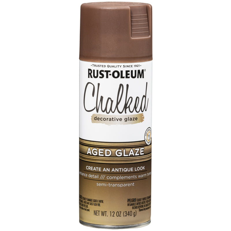 RUST-OLEUM - Rust-Oleum Chalked Aged Glaze Decorative Glaze 12 oz - Case of 6