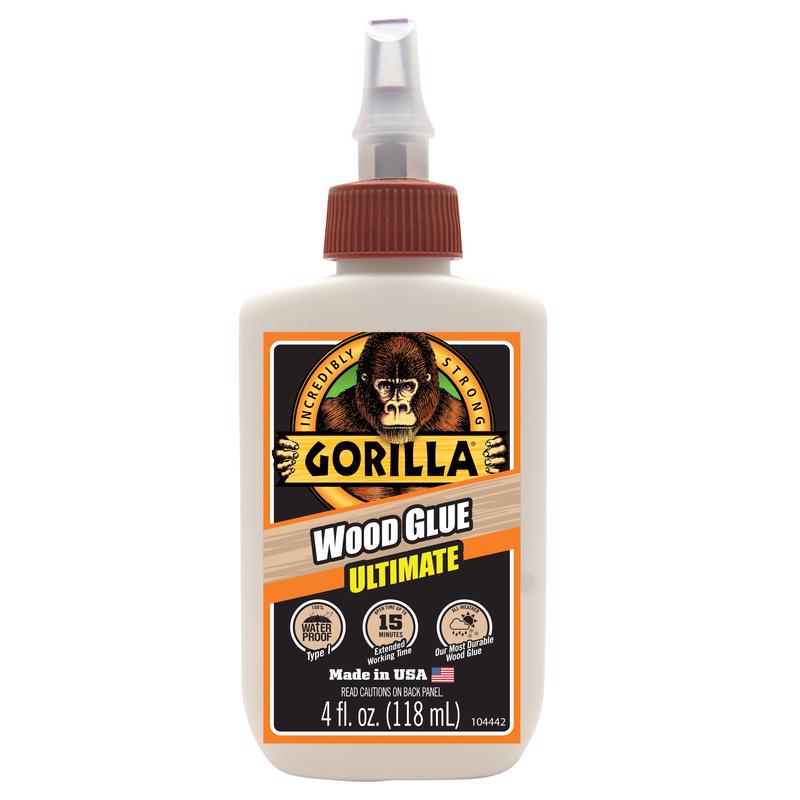 GORILLA - Gorilla Extra Strength Wood Glue 4 oz - Case of 6