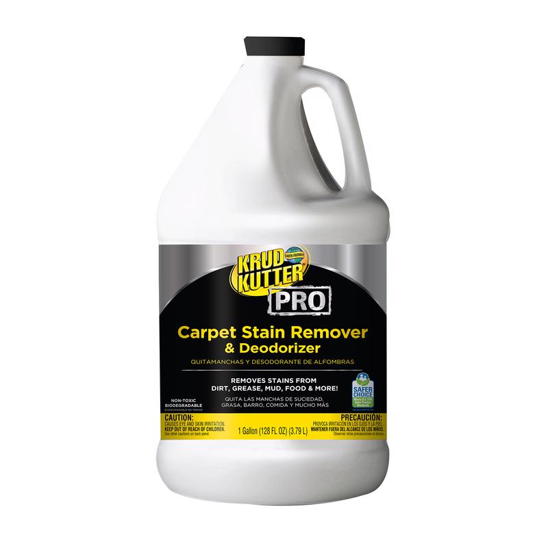 KRUD KUTTER - Krud Kutter Pro No Scent Carpet Stain Remover 1 gal Liquid - Case of 4