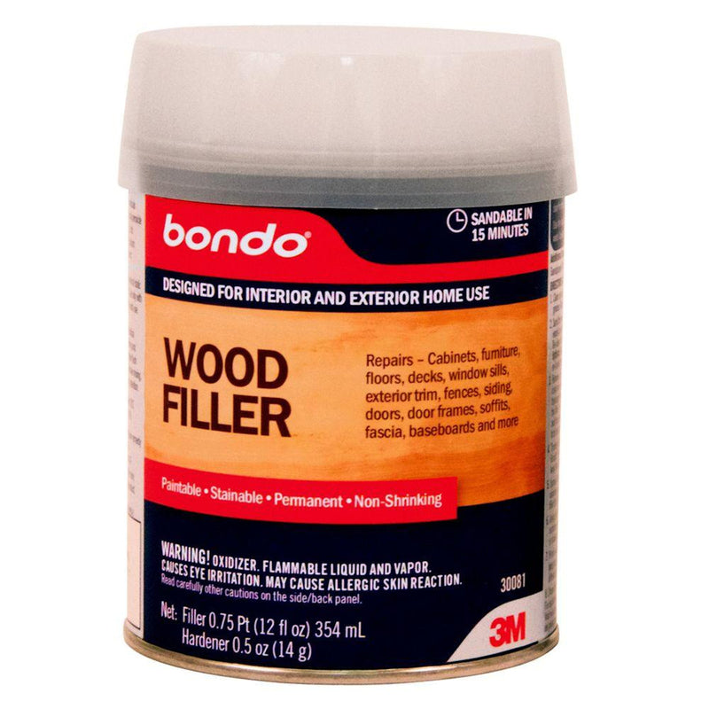 BONDO - Bondo Brown Wood Filler 12 oz