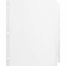 Business Source Reinforced Hole Punched Indexes [DIVIDER;WRITE-ON;5TAB;WE-BX]