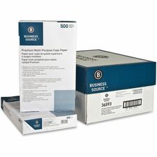 Business Source Premium Multipurpose Copy Paper [PAPER;COPY;20#;92BRT;8.5X14-CT]