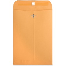 Business Source Heavy-duty Clasp Envelopes [ENVELOPE;CLASP;HVD;7.5X10.5-BX]