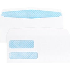 Business Source No. 9 Double Window Invoice Envelopes [ENVELOPE;DOUBLE WINDOW;#9-BX]