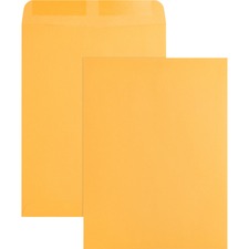 Business Source Kraft Gummed Catalog Envelopes [ENVELOPE;CATALOG;9X12;KFT-BX]