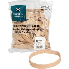 Business Source Quality Rubber Bands [RUBBERBANDS;SIZE #107;1LB-PK]