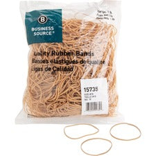 Business Source Quality Rubber Bands [RUBBERBANDS;SIZE #18;1LB-PK]