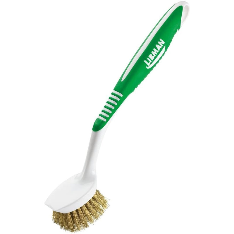 LIBMAN - Libman 2 in. W Hard Bristle 8 in. Rubber Handle Dish Brush - Case of 12