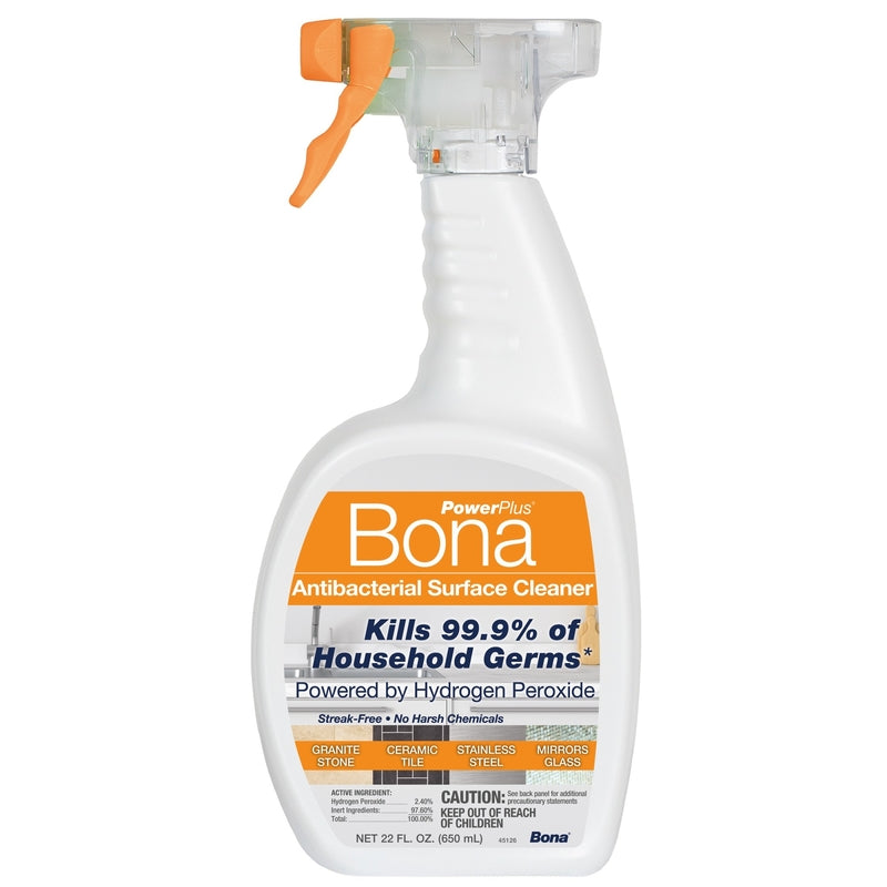 BONA - Bona PowerPlus Regular Scent Multi-Surface Cleaner Liquid 22 oz - Case of 6