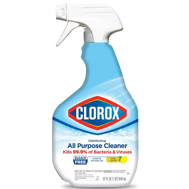 CLOROX - Clorox Lemon Scent Cleaner and Disinfectant 32 oz 1 pk - Case of 9
