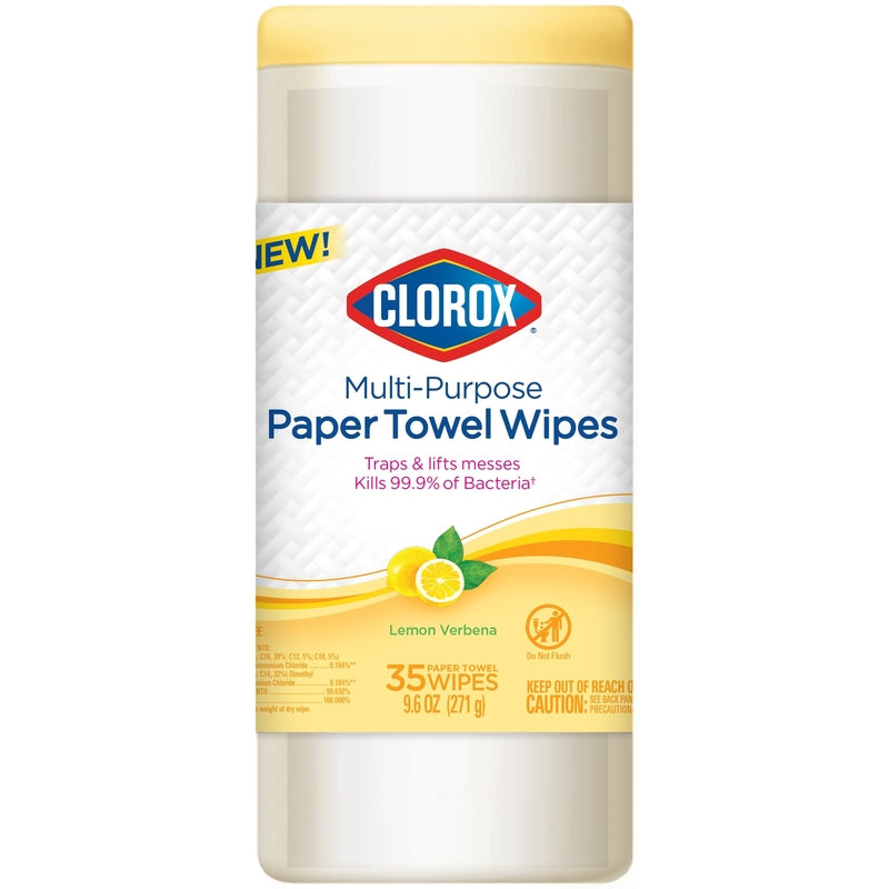 CLOROX - Clorox Lemon Verbena Scent Disinfecting Wipes 35 ct - Case of 6