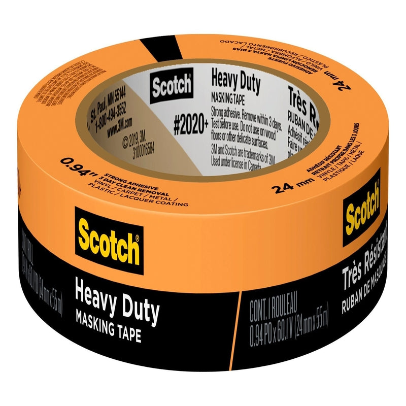 SCOTCH - Scotch 0.94 in. W X 60.1 yd L Orange Strong Strength Masking Tape 1 pk