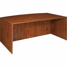 Lorell Essentials Series Bowfront Desk Shell [DESK;BOW;LAM;71X41;CY-EA]