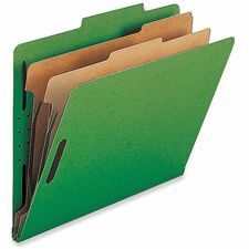 Nature Saver Legal Recycled Classification Folder [FOLDER;CLSSFCTN;LGL;2DIV;GN-BX]