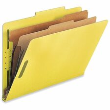 Nature Saver Legal Recycled Classification Folder [FOLDER;CLSSFCTN;LGL;2DIV;YW-BX]