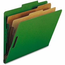 Nature Saver Letter Recycled Classification Folder [FOLDER;CLSSFCTN;LTR;2DIV;GN-BX]