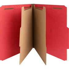 Nature Saver Letter Recycled Classification Folder [FOLDER;CLSSFCTN;LTR;2DIV;RD-BX]