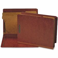 Nature Saver Letter Recycled Classification Folder [FOLDER;CLSSFC;LTR;2DIV;RED-BX]