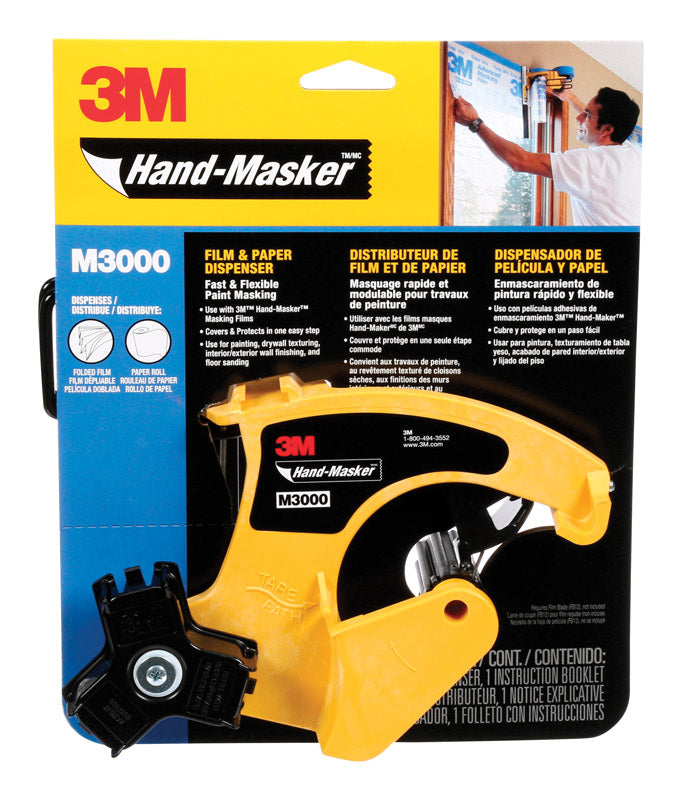 3M - 3M Hand-Masker 11.13 in. W Tape Dispenser 1 pk