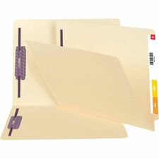 Smead Straight Tab Cut Letter Recycled Fastener Folder [FOLDER;FILE;FASTNR;SAFESHLD-BX]