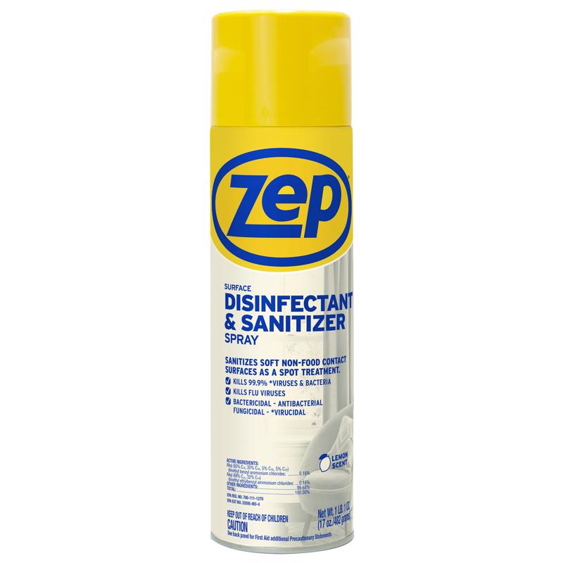 ZEP - Zep No Scent Disinfectant Spray 32 oz 1 pk - Case of 12