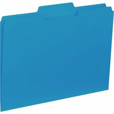 Business Source 1/3 Tab Cut Letter Recycled Top Tab File Folder [FOLDER;INTERIOR;LTR;1/3;BE-BX]