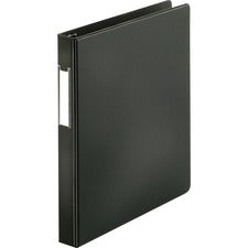 Business Source Slanted D-ring Binders [BINDER;LBLHLDR;SLANT;1";BK-EA]