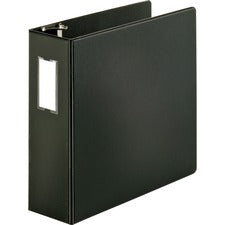Business Source Slanted D-ring Binders [BINDER;LBLHLDR;SLANT;4";BK-EA]