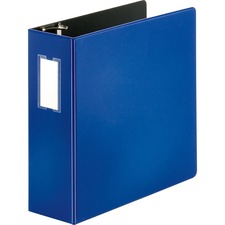 Business Source Slanted D-ring Binders [BINDER;LBLHLDR;SLANT;4";BE-EA]