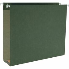 Business Source 1/5 Tab Cut Letter Recycled Hanging Folder [FOLDER;HANG;BXBTM;2"EXP;LTR-BX]