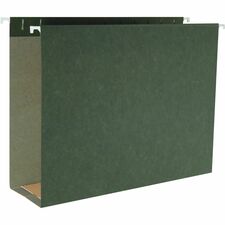 Business Source 1/5 Tab Cut Letter Recycled Hanging Folder [FOLDER;HANG;BXBTM;3"EXP;LTR-BX]