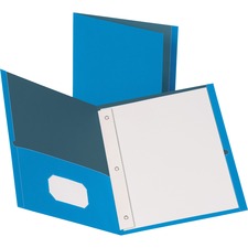 Business Source Letter Recycled Pocket Folder [FOLDER;2POCKET;W/FASTNR;LBE-BX]