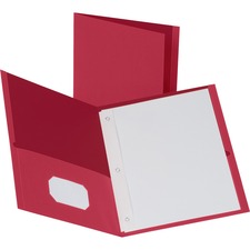 Business Source Letter Recycled Pocket Folder [FOLDER;2POCKET;W/FASTNR;RD-BX]