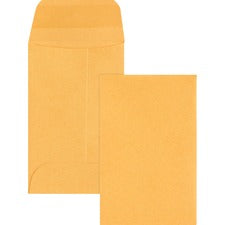 Business Source Small Coin Kraft Envelopes [ENVELOPE;COIN;#1;KRAFT-BX]