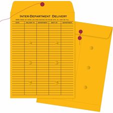 Business Source Ruled Interdepartmental Envelopes [ENVELOPE;INTRDEPT;S/B;10X15-BX]