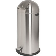 Genuine Joe 13.5 Gallon Pedal Receptacle Bin [BIN;PEDAL;13.5 GAL.;SS-EA]